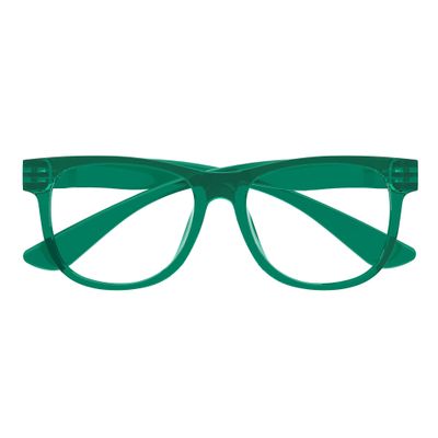 Eyekepper Blue Light Reading Glasses Men Women 1.25, Large Design Green