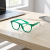 Eyekepper Blue Light Reading Glasses Men Women 1.25, Large Design Green view 2