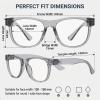 Eyekepper Blue Light Reading Glasses Men Women 1.25, Large Design Green view 4