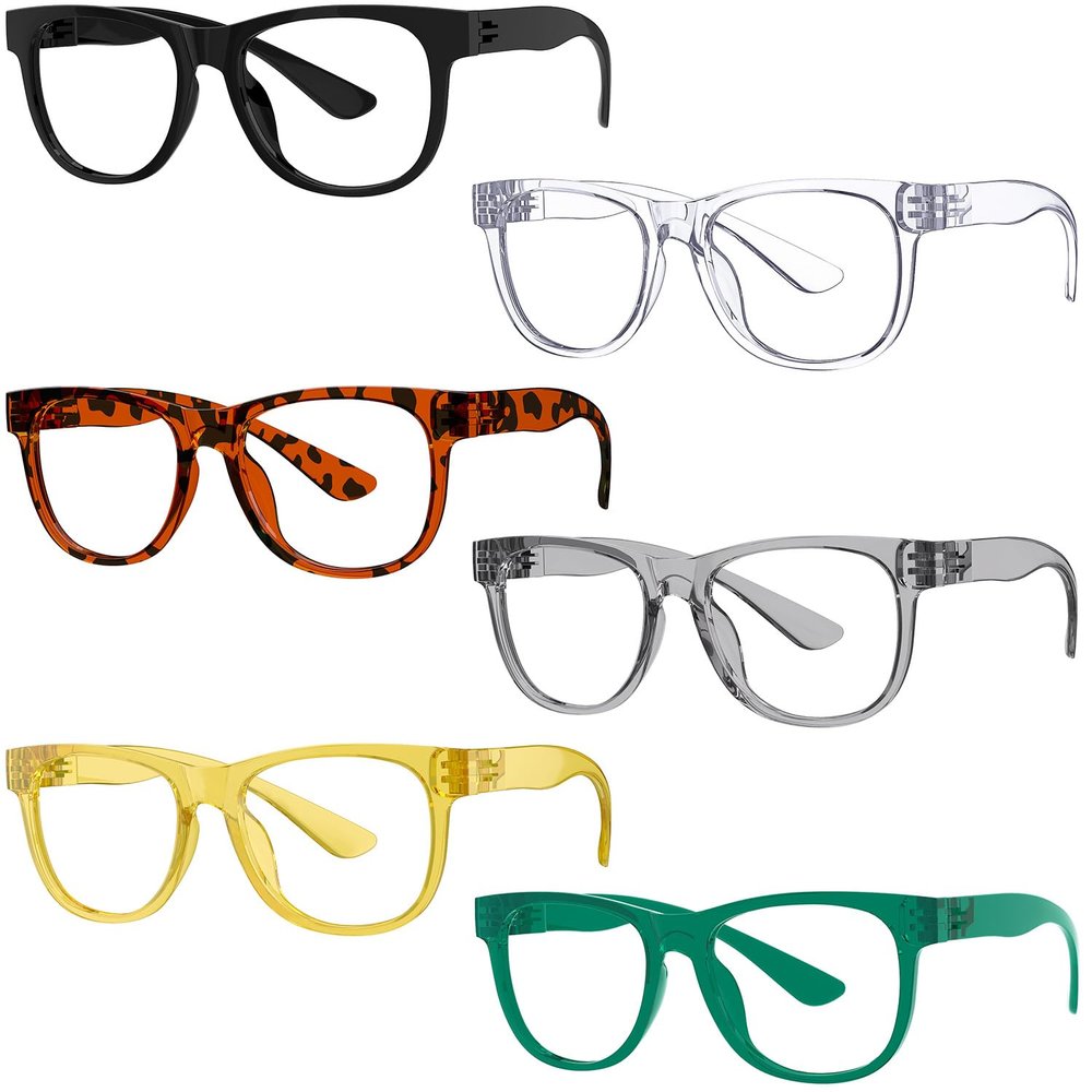 Eyekepper Reading Glasses Men 3.00, Readers for Women, 6 Pack Square