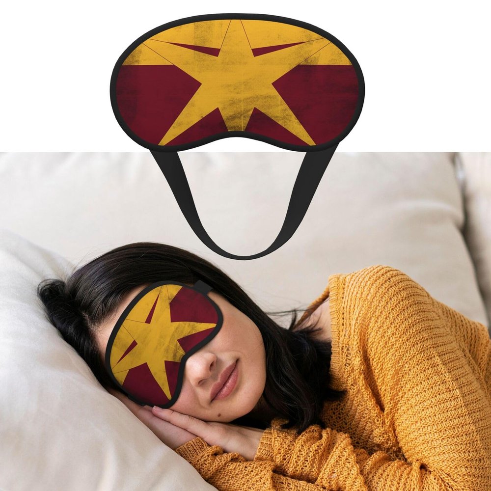 Arizona Flag Sleep Mask for Side Sleeper Blackout Eye Masks for Women Men Blindfold Mask Side Sleeper Eye Cover for Sleeping Nap Blackout Eye Shade Cover for Travel