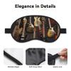 Guitars Sleep Mask for Side Sleeper Blackout Eye Masks for Women Men Blindfold Mask Side Sleeper Eye Cover for Sleeping Nap Blackout Eye Shade Cover for Travel view 3