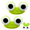 Bemonew Cute Contact Lens Case 2Pcs Contact Lens Case 3x2x1 Cartoon Frog Shape Travel with Adorable Big Eyes, Practical Cute view 1