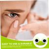 Bemonew Cute Contact Lens Case 2Pcs Contact Lens Case 3x2x1 Cartoon Frog Shape Travel with Adorable Big Eyes, Practical Cute view 2