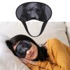 Black German Shepherd Sleep Mask for Side Sleeper Blackout Eye Masks for Women Men Blindfold Mask Side Sleeper Eye Cover for Sleeping Nap Blackout Eye Shade Cover for Travel view 1