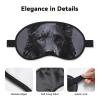 Black German Shepherd Sleep Mask for Side Sleeper Blackout Eye Masks for Women Men Blindfold Mask Side Sleeper Eye Cover for Sleeping Nap Blackout Eye Shade Cover for Travel view 3