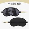 Black German Shepherd Sleep Mask for Side Sleeper Blackout Eye Masks for Women Men Blindfold Mask Side Sleeper Eye Cover for Sleeping Nap Blackout Eye Shade Cover for Travel view 4