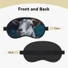 Goat Sleep Mask for Side Sleeper Blackout Eye Masks for Women Men Blindfold Mask Side Sleeper Eye Cover for Sleeping Nap Blackout Eye Shade Cover for Travel view 4