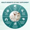 NAC 600mg & NAD Daily Complex, Organic NAC Supplement N-Acetyl Cysteine Capsules with NAD+ for Cellular & Lung Health, Antioxidant Levels and Immune Support, Non-GMO, 300 Softgels view 3
