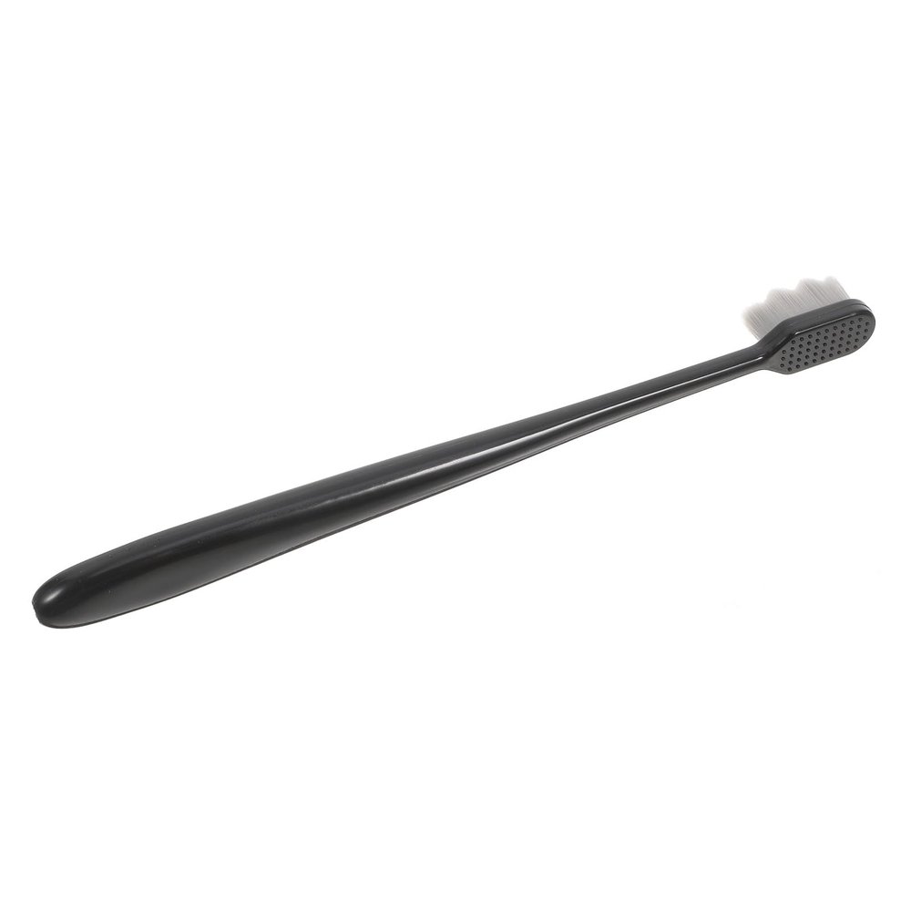 Abaodam Charcoal Toothbrush Soft Bristle Small Travel Toothbrush Compact Head for Camping and Hotel Use with Design