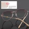 10 Pack Glasses Bridge Replacement Rimless Frame Metal Glasses Nose Bridge with Nose Pad Glasses Accessories(Auburn) view 3