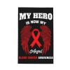 My Hero is Now My Angel Blood Cancer Awareness Premium Waffle Kitchen Towels - Ultra Absorbent Dish Cloths & Hand Towels | Soft, Durable & Long-Lasting | 26x16 Inches for Kitchen & Multi-Use view 1