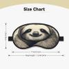 Sloth My Spirit Animal Sleep Mask for Side Sleeper Blackout Eye Masks for Women Men Blindfold Mask Side Sleeper Eye Cover for Sleeping Nap Blackout Eye Shade Cover for Travel view 2