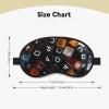 Cube Beads Sleep Mask for Side Sleeper Blackout Eye Masks for Women Men Blindfold Mask Side Sleeper Eye Cover for Sleeping Nap Blackout Eye Shade Cover for Travel view 2
