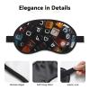 Cube Beads Sleep Mask for Side Sleeper Blackout Eye Masks for Women Men Blindfold Mask Side Sleeper Eye Cover for Sleeping Nap Blackout Eye Shade Cover for Travel view 3