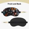 Cube Beads Sleep Mask for Side Sleeper Blackout Eye Masks for Women Men Blindfold Mask Side Sleeper Eye Cover for Sleeping Nap Blackout Eye Shade Cover for Travel view 4