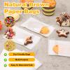 800 Pcs Flat Glassine Self-Adhesive Bags Waxed Paper Cookies Packaging Semi Transparent Cookie Sleeves Treat Bags Small Paper Supplies for Handmade Soaps Packaging Bakery Cookies Candy Party Favor (3. view 3