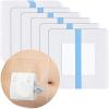 Waterproof Dialysis Port Shower Cover with Non Stick Center Pad Pd Catheter Shower Protection Shiled Chest Central Line Water Barrier Bath Guard Protectors Protective Film 8"X8" Pack of 20 view 1