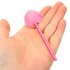 100Pcs Disposable Ice Cream Spoons Bulk Cute Pink Heart Shape Dessert Spoons Cake Pudding Plastic Silverware Party Tableware view 4