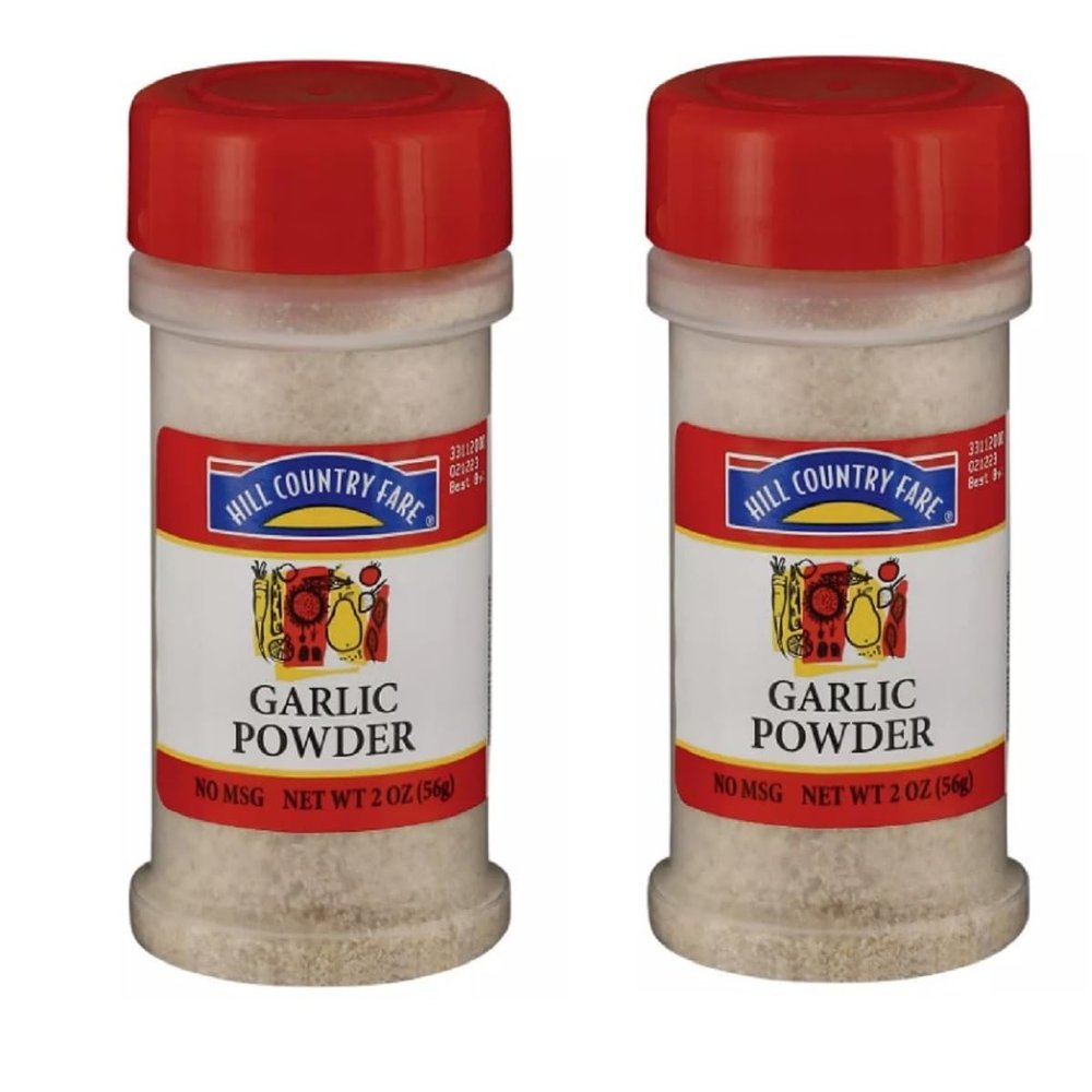 Hill Country Fare Seasoning - 2 pack (Garlic Powder 2oz)