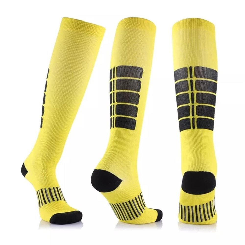 MVUYO Compression Stockings Arrow Pattern 20-30 Mmhg Outdoor Thigh High Tube Socks Sports Socks Men's Socks for Athlete(Color 6,S-M code)