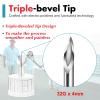 Pen Tips 32G x 4mm, Universal Fit, 100/bx, Comfortable, Extra-Thin view 3
