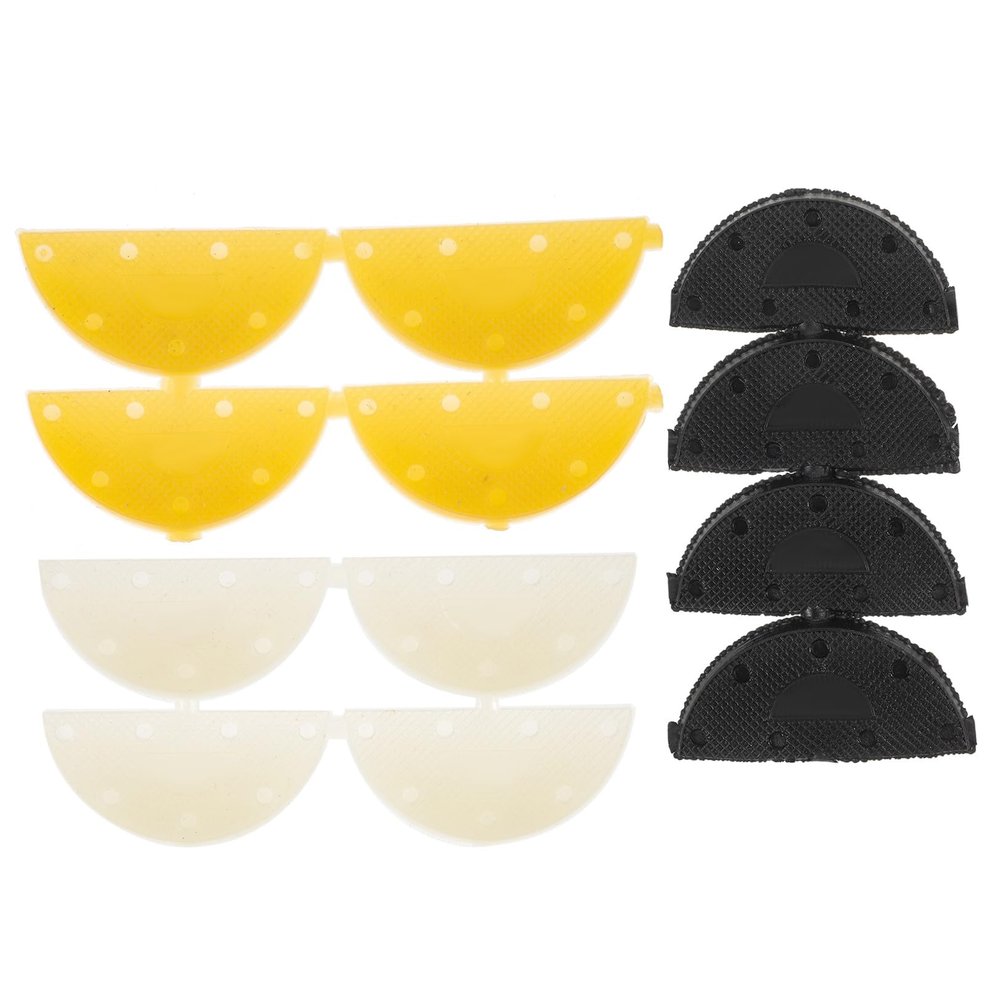 NineLife Basics 12pcs Shoe Heel Pads Non-Slip Sneaker Bottom Cushions Noise Reduction Sturdy TPU Material Anti-wear Inserts for Quiet Walking and Shoe Repair