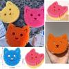 3Pcs Cats Dual Sided Scrub Sponge Multi Functional Non Scratch Dish Sponge Temperature Sensitive Non Scratch Dish Sponge view 4