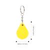 KAILIKETIY 6pcs Folding Pocket Keychain Magnifiers Mini Portable Magnifying Glasses for Reading Small Text and Jewelry Inspection, Yellow Compact Handheld Lenses for Seniors and Travel view 2