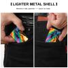 HTSAHKV Rainbow Watercolor Horse Metal Lighter Case Lighter House Cover Fit Lighters Protective Fashion Accessory Man Women Gifts 2.2x1.5in view 3