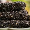 Black Sesame Sandwich Bar, High Calcium Nut Snack, Nutritious Breakfast Pastry, Soft & Filling, Naturally Sweet, 200g / 7oz view 4