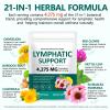 Lymphatic Drainage Supplements, 4275mg Lymph System Support Supplement for Women & Men,21-in-1 Herbal Blend,with Dandelion, Burdock, Echinacea,Rutin, Turmeric,Cleavers & More, 240 Softgels (2) view 4