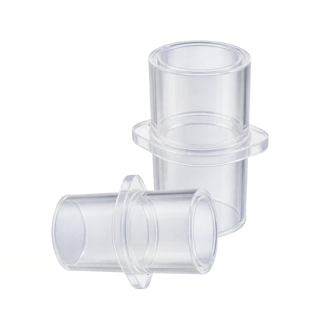 CPAP Hose Coupler Adapter, CPAP Connector Tubing for Connecting Standard 22mm CPAP Tubing, Tubing Adapter for CPAP Machine, 15mm ID x 22mm OD, 2 Packs