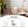 VAFZASC Tissue Box Cover, Square Tissue Box Holder Japanese Cherry Flower Floral Blossom, Modern Decor Facial Napkin Holder Dispenser for Bathroom Vanity Countertop view 3