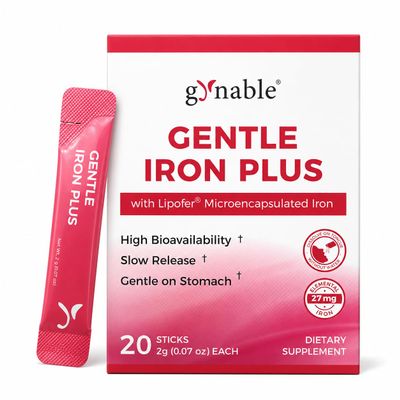 Gentle Iron Supplement Women Slow Release 27mg Melt-in-Mouth Iron Powder