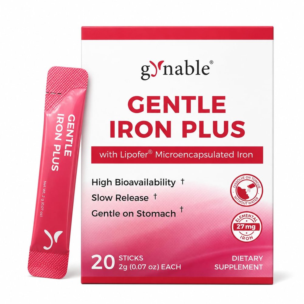 Gentle Iron Supplement Women Slow Release 27mg Melt-in-Mouth Iron Powder