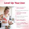 Gentle Iron Supplement Women Slow Release 27mg Melt-in-Mouth Iron Powder view 3