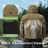 Relexit Mosquito Jacket with Ice Packs, Zipper Bug-Proof Shirt, Durable Mosquito Net Suit Proof Clothing for Garden Hiking L view 4