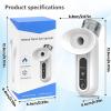 WIKINK Portable Eye Steamer, Eye Steam Sprayer, Portable Eye Steam Sprayer, Rechargeable Nano Eye Mist Steam Sprayer, Mini Soothing Steamer for Eye Care view 3