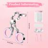 2Pack Contact Lens Applicator Tool Eye Contact Removal Tweezers, Scleral Lens Inserter, Contact Lens Case, Contact Lens Eyelid Wearingtool for Travel (Blue) view 2