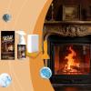 Fireplace Glass Cleaner, 150ml Stove and Hearth Cleaning Solution with Sponge, Scraper, Towel, Removes Soot, Grease, Maintenance view 4