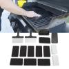 PODSJD Griddle Cleaning Kit 15Pcs with Scraper, and Anti - Hot Handle - Deep Oil Removal, Multipurpose Grill Cleaner for Barbecue & Outdoor Cooking view 2