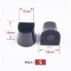 24pcs Silicone Heel Protectors Stoppers Latin Stiletto Dancing Covers Antislip High(Black-S) view 2