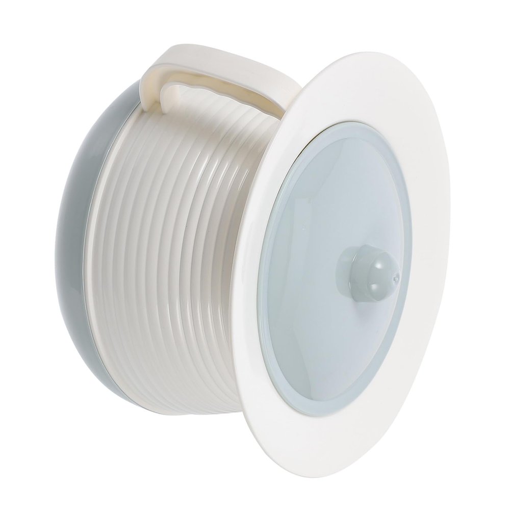 Portable Plastic Chamber Pot with Lid for Home and Hospital Use