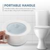 Portable Plastic Chamber Pot with Lid for Home and Hospital Use view 3