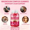 2 Pack Sugar Free Magnesium Complex Gummies with Ashwagandha, Zinc, Vitamin D3 & L-Theanine Strawberry Flavor, 120 Gummies view 3