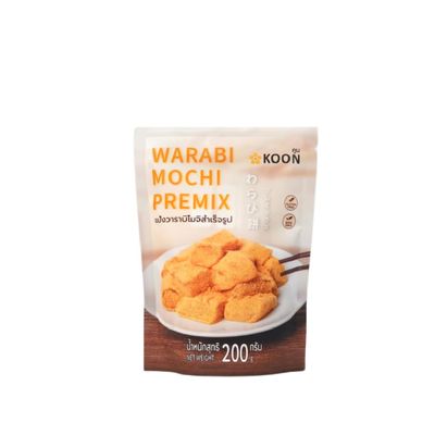 Instant Warabimochi Starch Powder Traditional Japanese Style Jelly Mochi Mix Creates Clear, Soft, and Chewy Chilled Desserts Easy-to-Make Starch Blend for Wagashi Sweets 200g