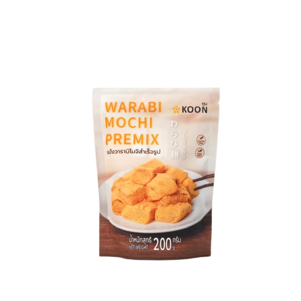 Instant Warabimochi Starch Powder Traditional Japanese Style Jelly Mochi Mix Creates Clear, Soft, and Chewy Chilled Desserts Easy-to-Make Starch Blend for Wagashi Sweets 200g