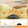 LDGSUPH Back Massager for Sciatica 3-Mode 3-in-1 Massager Heat, Vibration & Traction Lumbar Pillow - Relieve Lower Back & Sciatica Pain for Home, Office & Car (Dark Grey) view 3