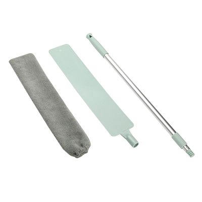 Abaodam Microfiber Extendable Duster with Bendable Head, Washable Household Dust Brush Under Bed and Hard-to-Reach Areas Cleaning Tool
